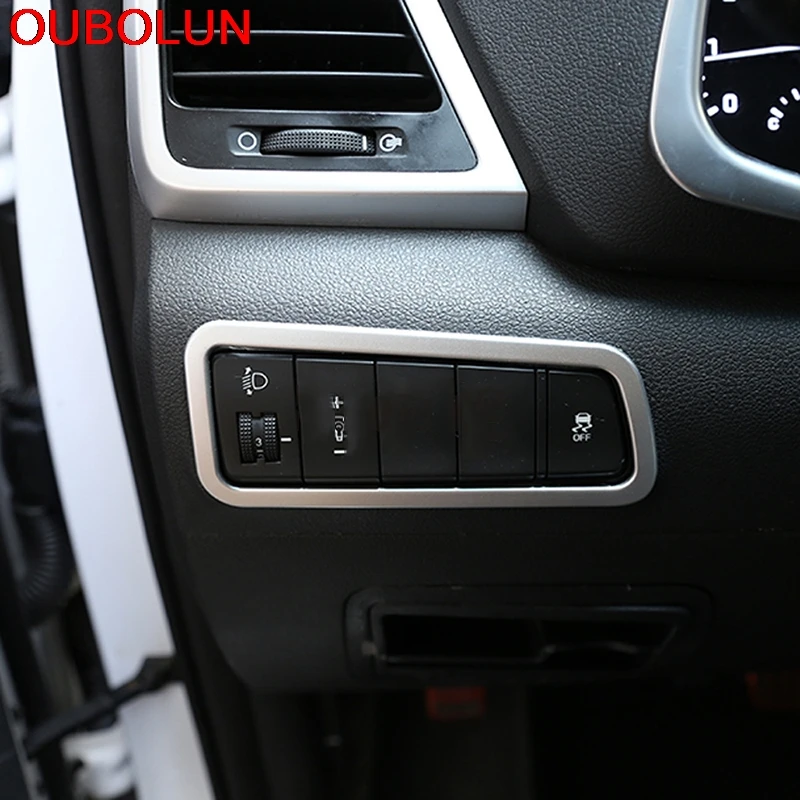 OUBOLUN для hyundai Tucson 2019 передняя фара регулятор громкости рамка Крышка отделка