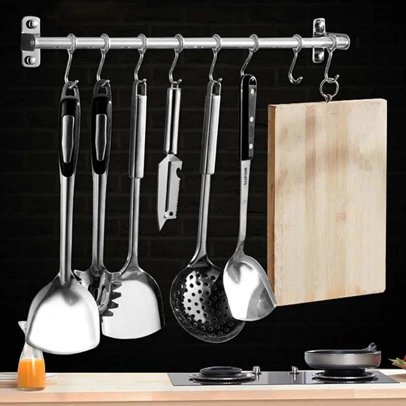 Набор настенных крючков для установки гвоздей из нержавеющей стали кухонные