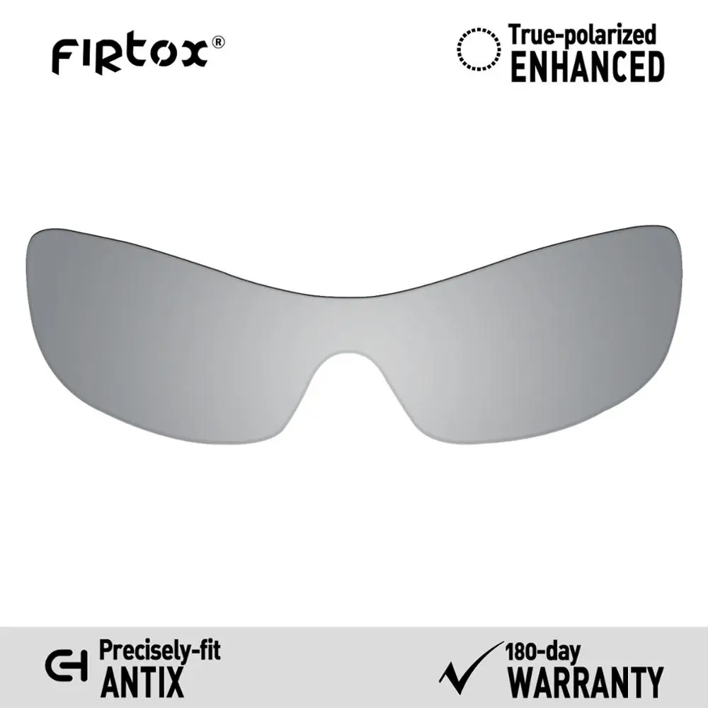 Silver-Polarized Firtox настоящие поляризованные Сменные рассеиватели UV400 для солнцезащитных очков-солнцезащитных очков типа «антикс»(Только Совместимые линзы)-несколько цветов - Цвет линз: Silver-Polarized