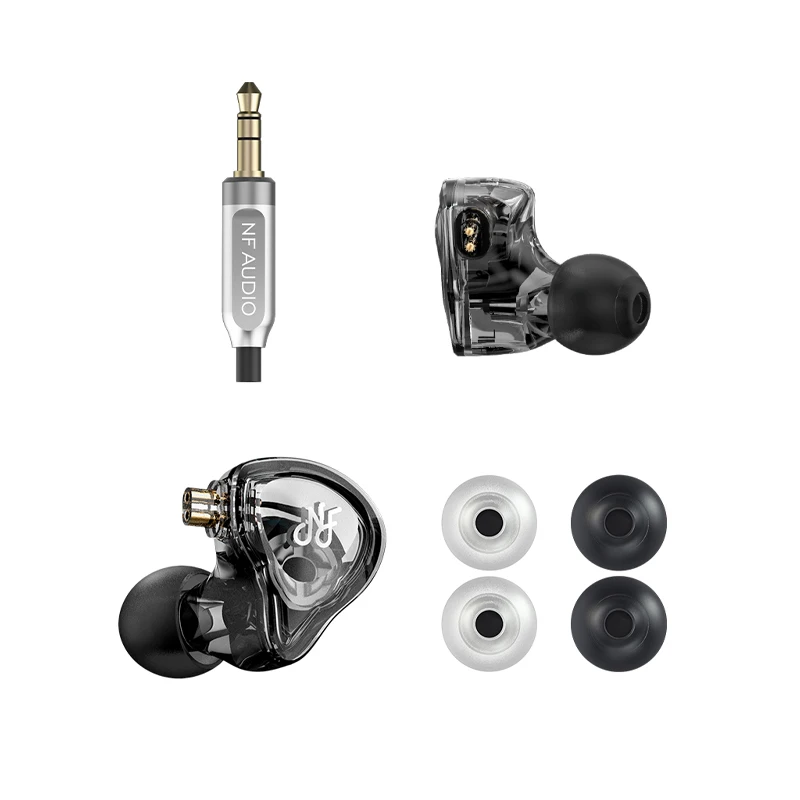 Наушники NF Audio NM2 с двойным динамическим драйвером и кабелем для наушников 0 78 мм