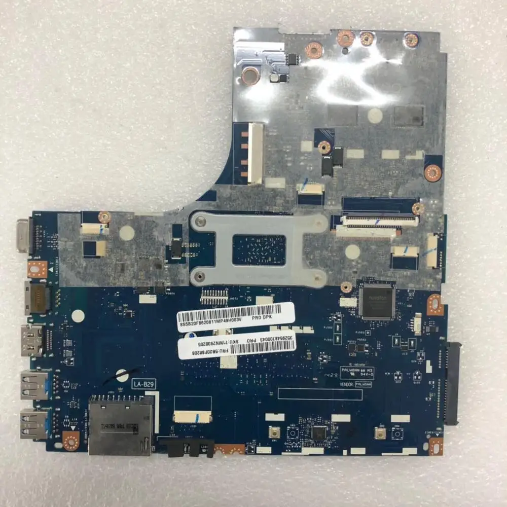 Для материнской платы ноутбука Lenovo LA-B291P ZAWBB w/B50-45 R5 M230 100% teste ok FRU:5B20F86208 5B20F86204 5B20F86207 |