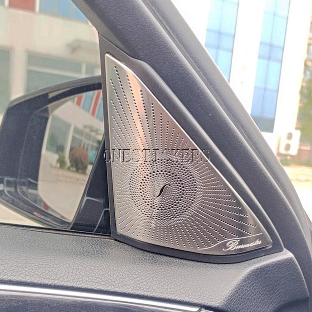 For Mercedes Benz E Class W212 2009-2015 Car Styling Accessories Door Window A Pillar Triangle Tweeter Audio Speaker Cover Trim |