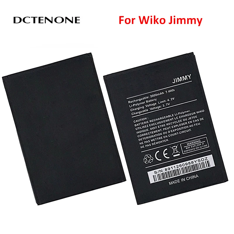 DCTENONE 1800 мАч аккумулятор для телефона WIKO Jimmy сменные батареи + Бесплатные