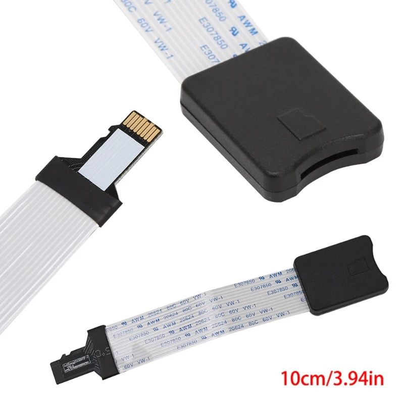 TF Male To MicroSD Female Card Reader Extension Adapter Cable For Phone GPS TV