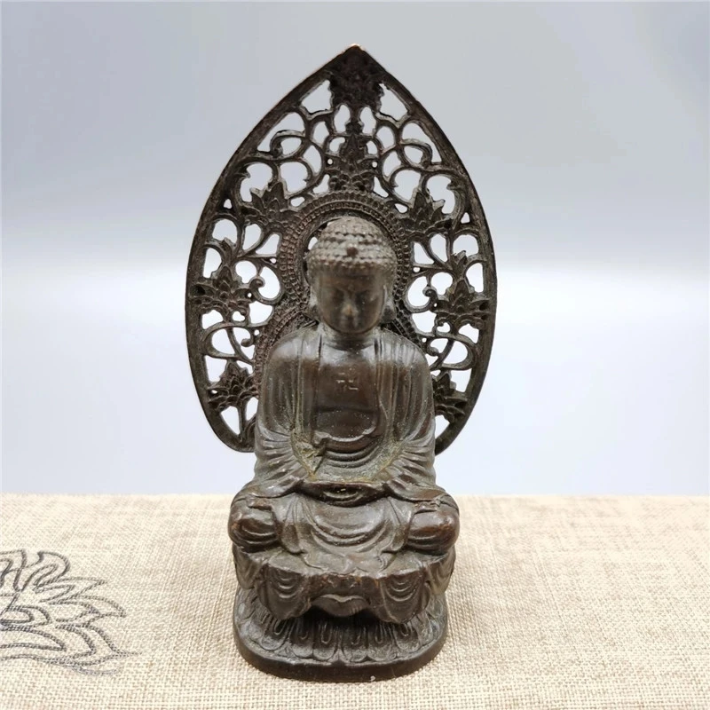 

Chinese Old Copper Statue Of Pure Buddha Worship God
