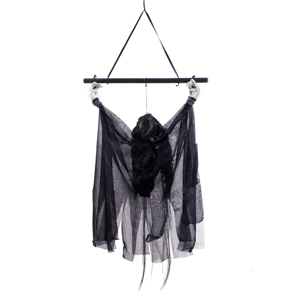 Новинка украшение для Хэллоуина черный полюс с голосовым активированием