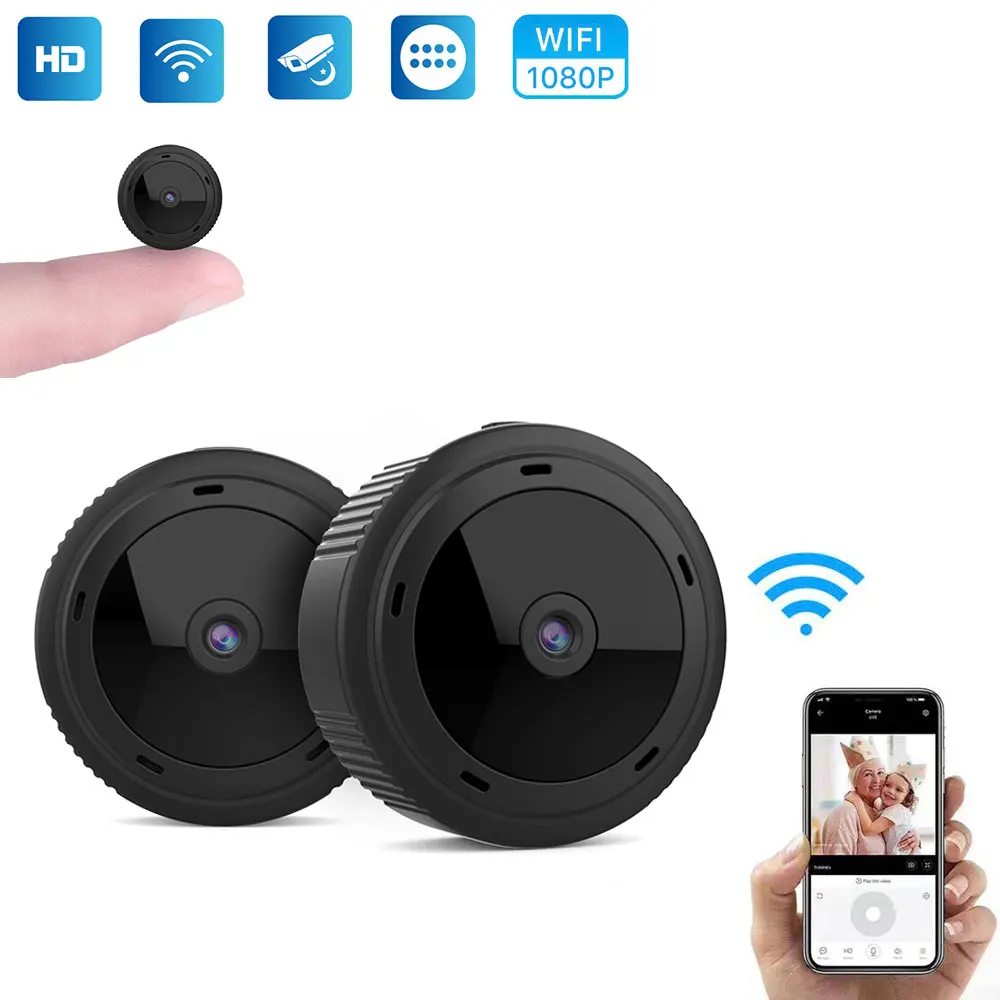 HD 1080P Мини Wi Fi камера с дистанционным управлением беспроводная домашняя