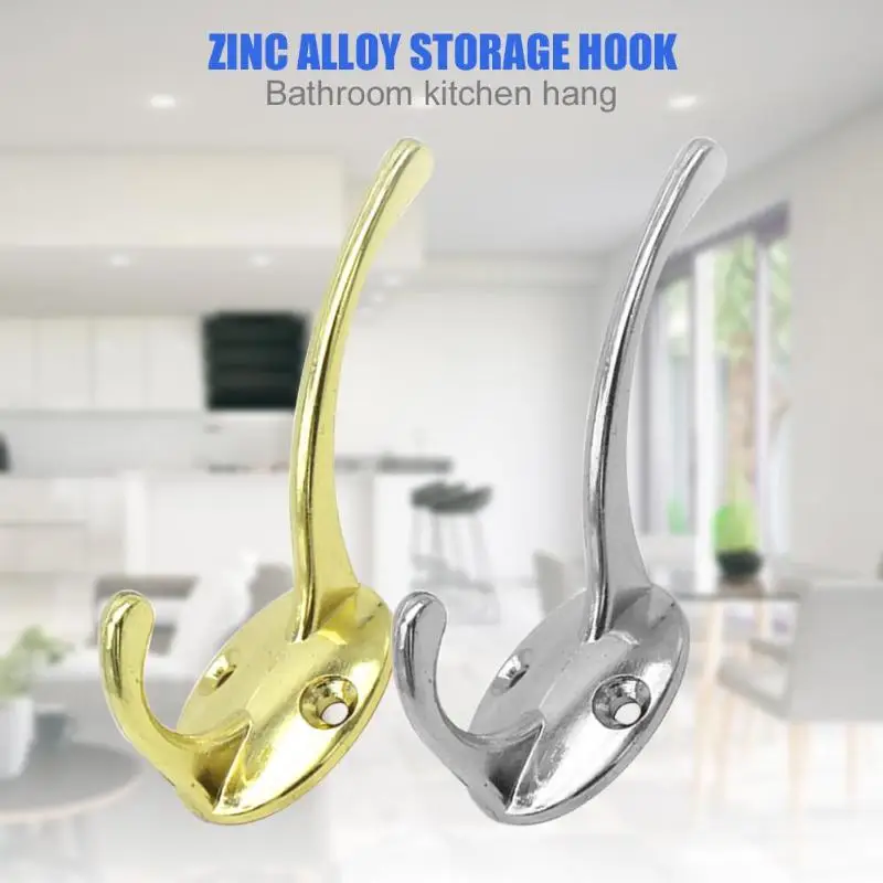 Цинковый сплав крючок для хранения винтажная настенная вешалка винтовые крючки