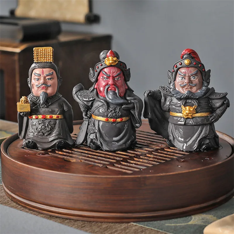 Украшения для чая из смолы меняющие цвет домашние животные украшение офисного