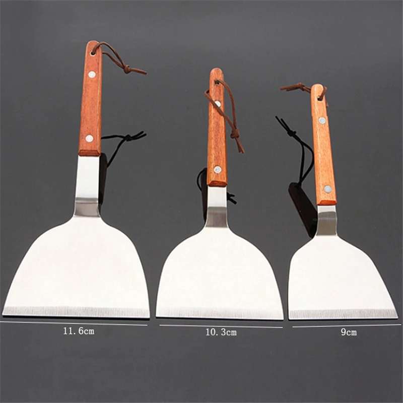 Жареная Лопата для запекания лопатка с деревянной ручкой пиццы барбекю говядины