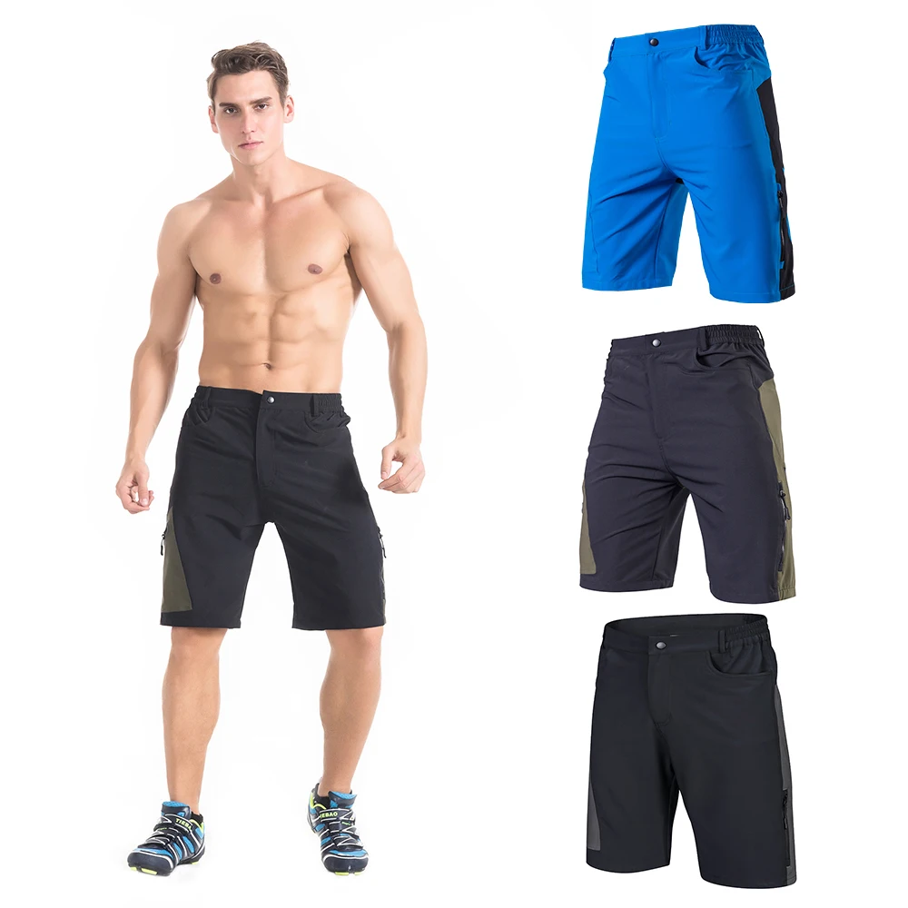 

TOMSHOO Men's Baggy Cycling Shorts Breathable Loose-Fit Outdoor Sports MTB Cycling Running Shorts