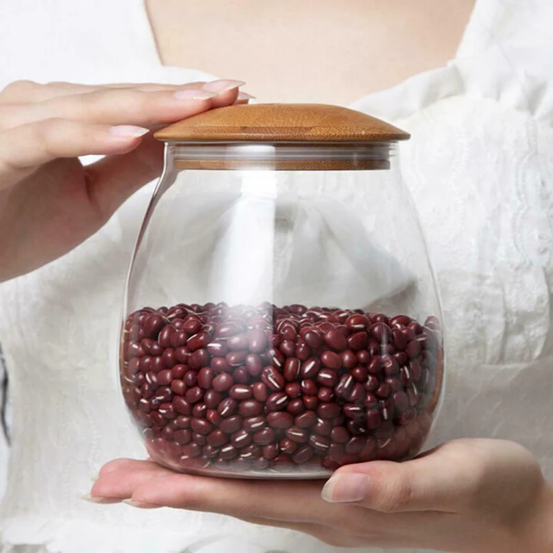 Новые 800 мл/400 мл сохраняющие банки стеклянные пищевые герметичные кухонные