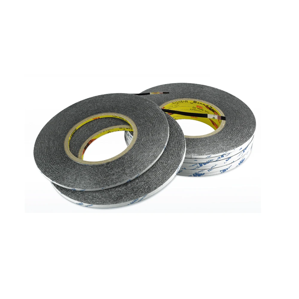 mobile phone repair double side tape black 3m sticker double side adhesive tape fix for cellphone touch screen lcd 50meters free global shipping