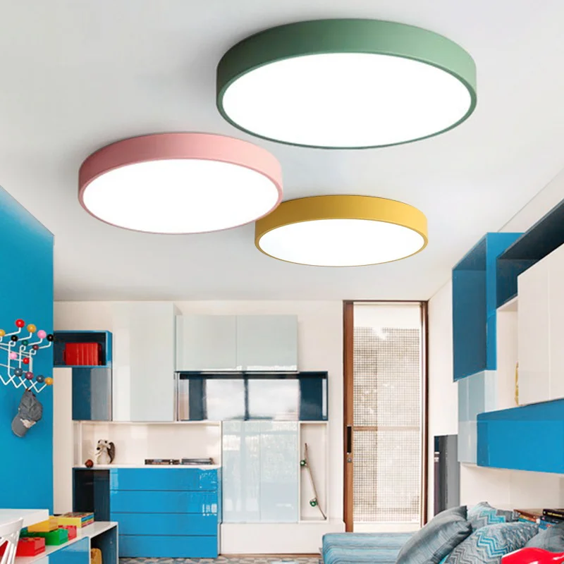 Modern LED ceiling lamp with remote control Indoor lighting Acrylic lights for living room loft 220V bedroom Dome | Лампы и освещение