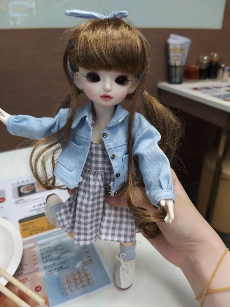 1/6 BJD одежда аксессуары пальто+ юбка+ носки+ футболка кукольные наряды для BJD/SD yosd, не включены кукла, обувь, парик и другие E2583