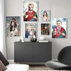 Дева Мария фотография стены Искусство домашний декор плакаты и принты гостиная католическая церковь Besroom роспись