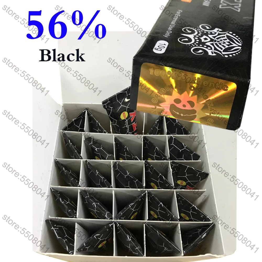 Новинка 56% черный крем перед татуировкой для пирсинга Перманентный макияж тела