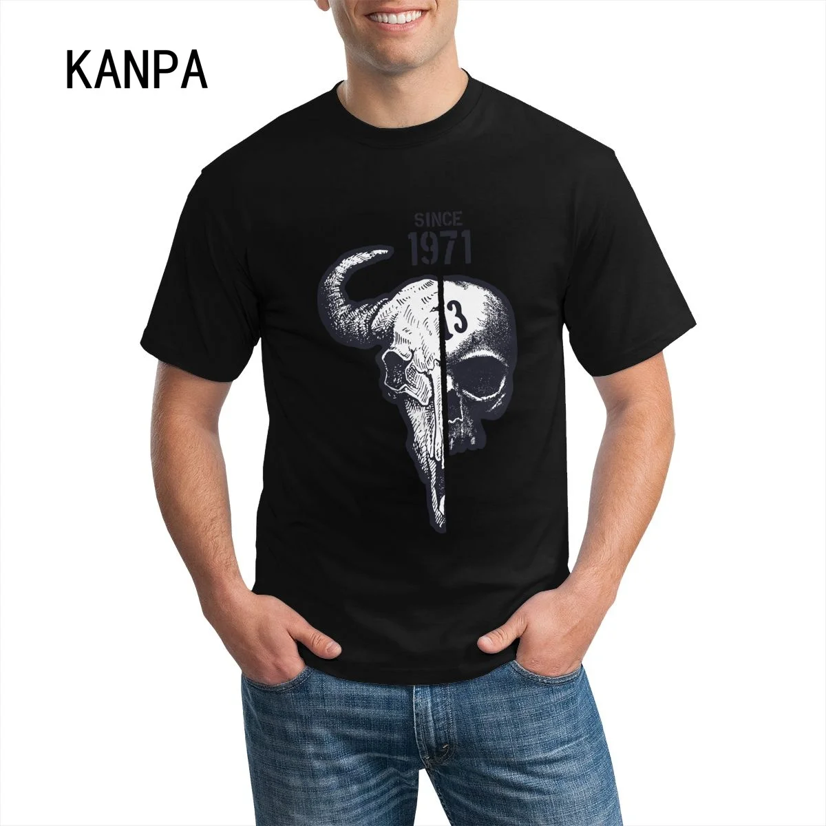 

Высококачественная Мужская футболка Kanpa, новый дизайн, уличный стиль, мужские футболки с принтом, толстовки с круглым вырезом