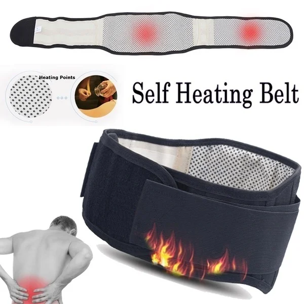 

Adjustable Waist Tourmaline Self heating Magnetic Therapy Back Waist Support Belt Lumbar Brace Massage Band Health Care