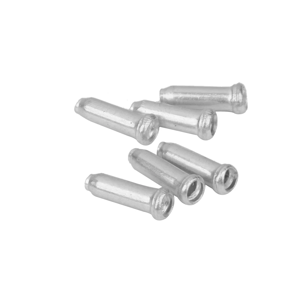 

100Set 3mm Bike Bicycle Brake Cable Tips Crimps Gear Inner Cable End Caps Wire