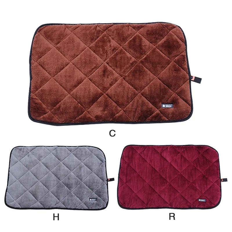 Осенне зимняя подушка для животных подстилка теплый матрас собак машинная
