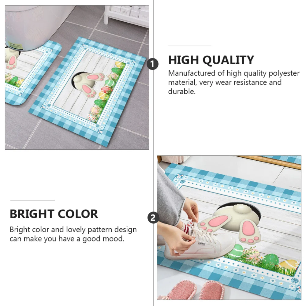 1 шт. декоративный Пасхальный коврик для земли стильный красивый