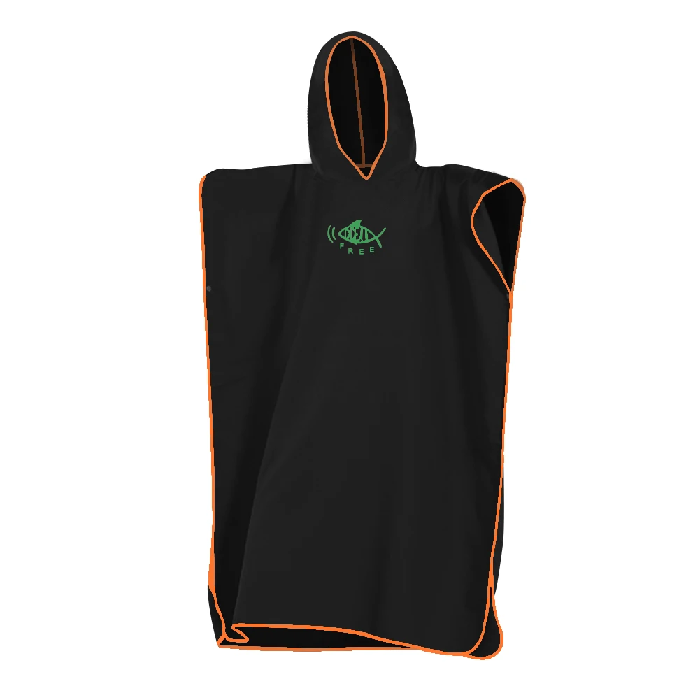 

Water Absorption Beach Bathing Robes Quick-drying Hooded Bathrobe Towel Surf Swim Robe for Adults Women Beachwear