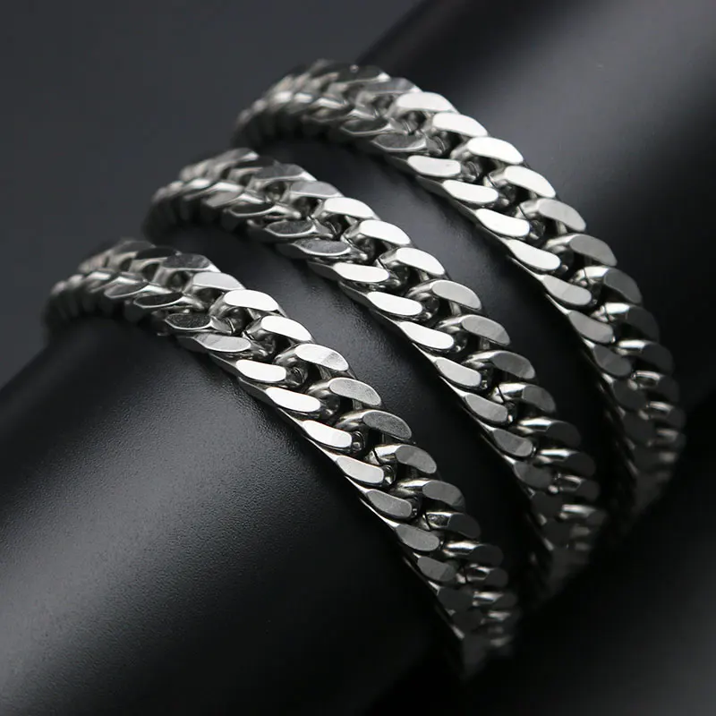 Цепочка гладкая из нержавеющей стали для мужчин и женщин|Цепочки| |