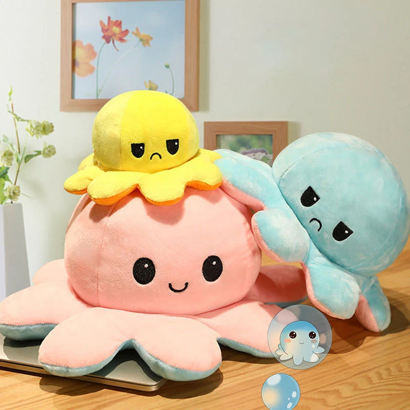 Нетоксичный фиджет-пузырь Reversib pulpo porte Octopus для женщин мягкая игрушка baymaxs xxl | Дом и