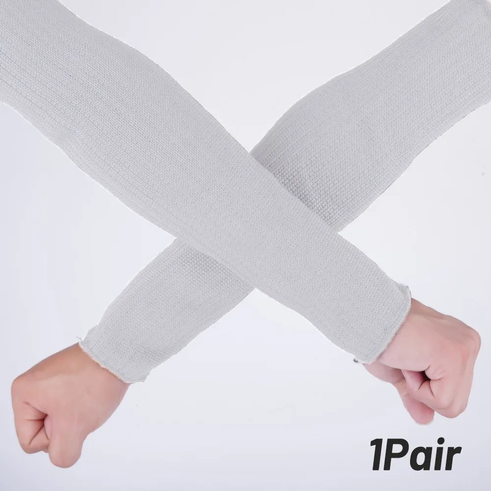 

1 Pair Cut Proof Arm Guard Steel Wire Cut-Proof Arm Sleeve Guard Bracer Arm Work Labor Protection For Drivers