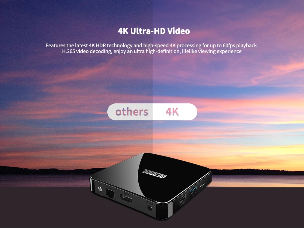 ТВ приставка MECOOL KM3 Android 9 0 Amlogic S905X2 4 Гб DDR4 RAM 128 ГБ ROM 2 4G + 5G WiFi Bluetooth 100 Мбит/с Ethernet