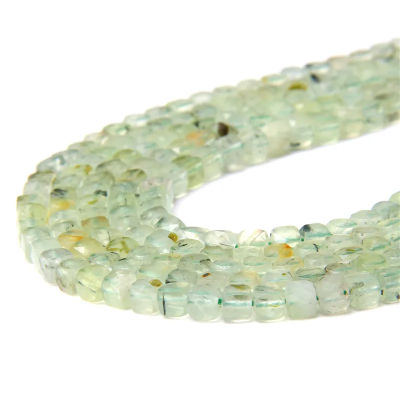 Прозрачный камень из натурального зеленого хрусталя 4 мм | Украшения и аксессуары