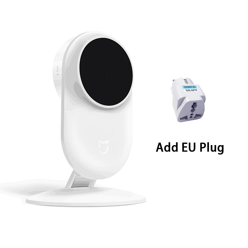 Add EU Plug Оригинальная смарт-камера Xiaomi Mijia, IP Камера HD1080P, 2,4G, Wi-Fi, беспроводная, 130, широкоугольная, 10 м, с функцией ночного видения, интеллектуальная безопасность для mihome - Цветной: Add EU Plug