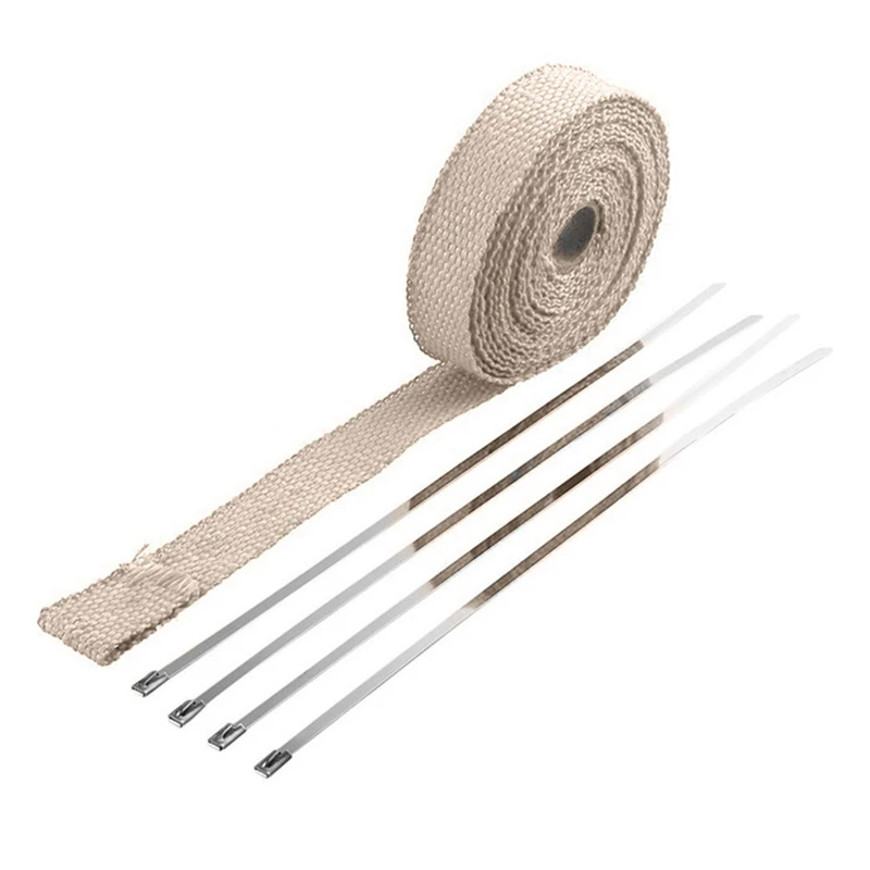 Exhaust Motorcycle Heat Shield Moto Thermal Tape Scarico Muffler Header Pipe Wrap Protection | Автомобили и мотоциклы