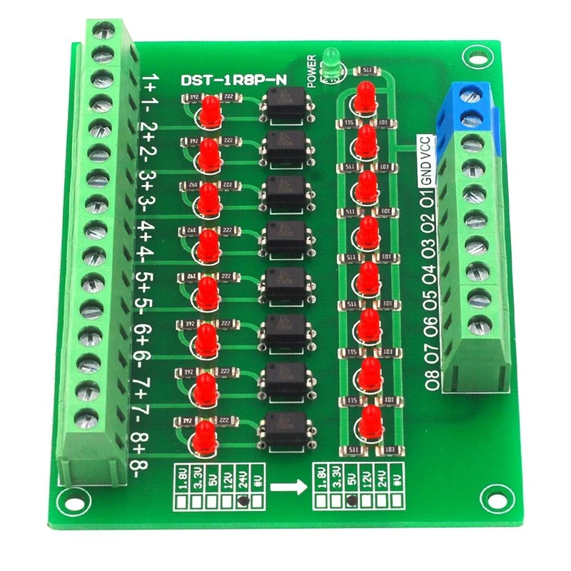 8 способ фотоэлектрический модуль изоляции Plc уровень сигнала преобразователь