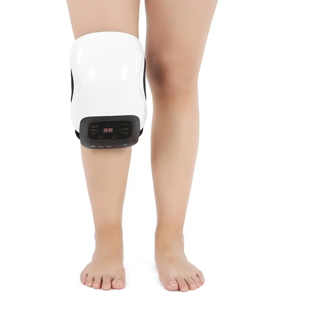 

USB колено массажер Вибрационный сигнал Тепловая терапия время нагрева наколенники лечения ревматоидного артрита уход за кожей массаж унис...