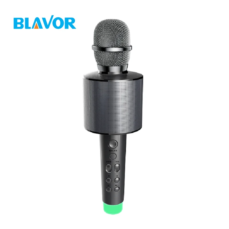 

BLAVOR Y5 Portable Bluetooth Karaoke DJ Microphone Wireless Professional Speaker Home KTV Party Handheld Karaoke Microphone