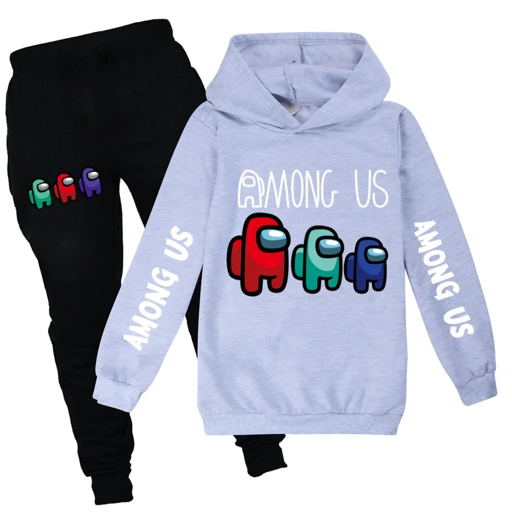 

Among Us Costume for Kids Spring Autumn Clothes Sets Boys Girls Cotton Tracksuit Long Sleeve Hoodies Pants Sweatshirt Outfits