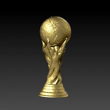 Новая 3D резная фигурка скульптура Кубка мира трофей модель 3d для