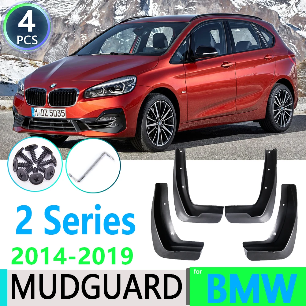 

For BMW 2 Series F45 F46 Gran Active Tourer 2014~2019 2015 2016 Fender Mudguards Mud Flaps Guard Splash Flap Car Accessories