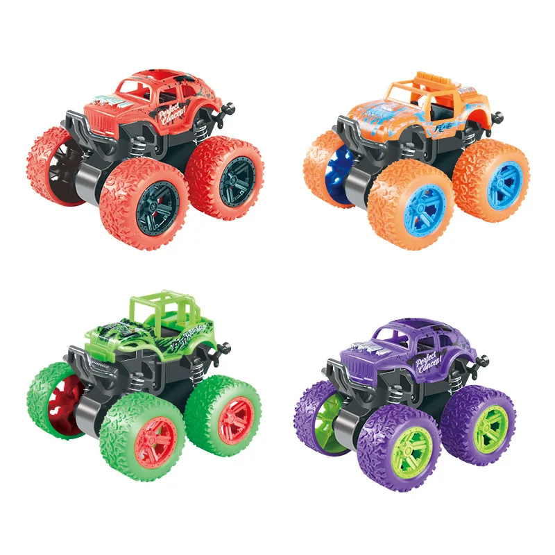 

Friction car four-wheel drive off-road vehicle toy children pull back car fall resistance model boy gift