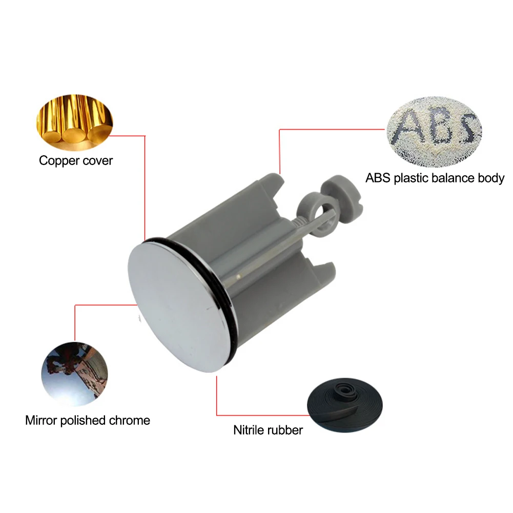 

40mm Replacement Part Home Kitchen Sink Plug Bathroom Basin Easy Install Height Adjustable Bidet Waste Accessories Universal