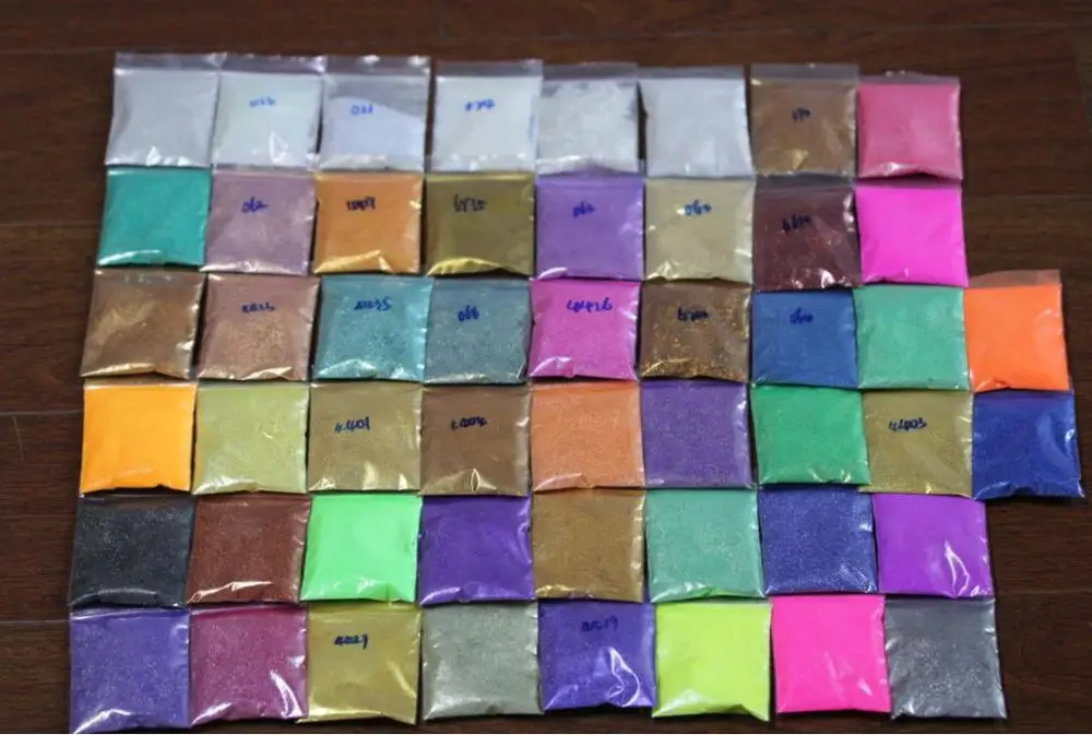 10g each 50 colors Красочные с бусинами и драгоценными камнями эффектом блеска большие частицы белый пигмент очень к требованиям заказчика; сверкающие; 15 упак./лот - Цвет: 10g each 50 colors