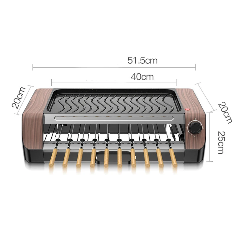 Многофункциональный Электрический гриль корейский автоматическая вращающаяся