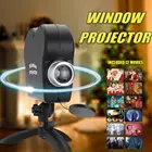 Рождественский Хэллоуин лазерный проектор 12 фильмов диско свет мини окно домашний кинотеатр проектор для дома и улицы Страна Чудес проектор