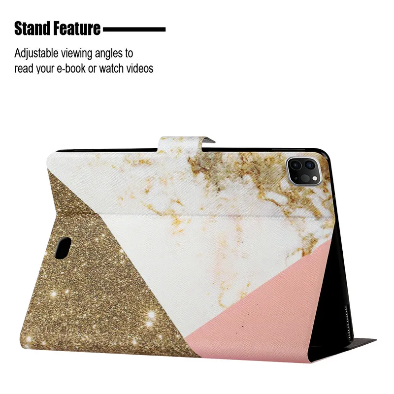 Ультратонкий чехол для нового планшета iPad Pro 11 2020 мягкий силиконовый с мраморным