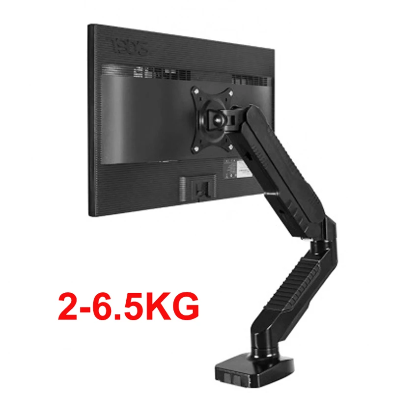 DL-GC12 Настольный 17-2" втулка зажимом базы ЖК-дисплей СВЕТОДИОДНЫЙ монитор держатель рычага весны механика полный движения ТВ крепление с вертикальной загрузкой 2-6,5 сом