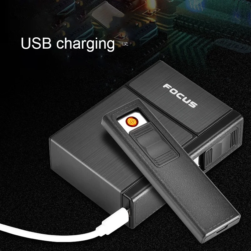 Новинка 2019 20 сигарет с мягким корпусом USB зарядка Креативные мужские сигареты
