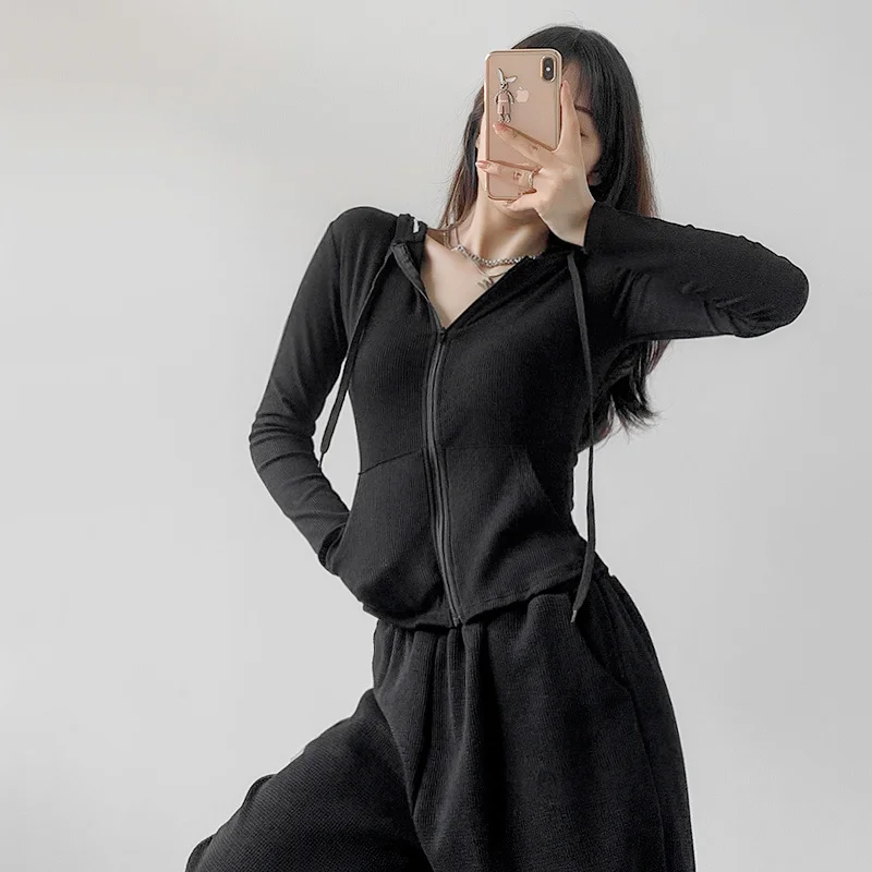 Женская толстовка с капюшоном на застежке-молнии 7ZM7 | одежда