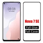 Защитное стекло для Huawei Nova 7se nova7 se 3 шт., защитная пленка для экрана huawei Nova 7se, 7 SE, закаленное стекло с полным покрытием